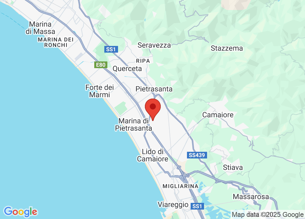 Standort von Alisei Golf & Country Club Pietrasanta auf der Karte