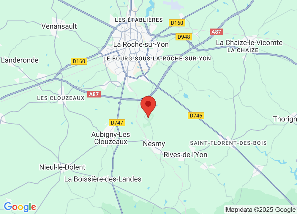 Location of Golf Bluegreen La Domangère on map