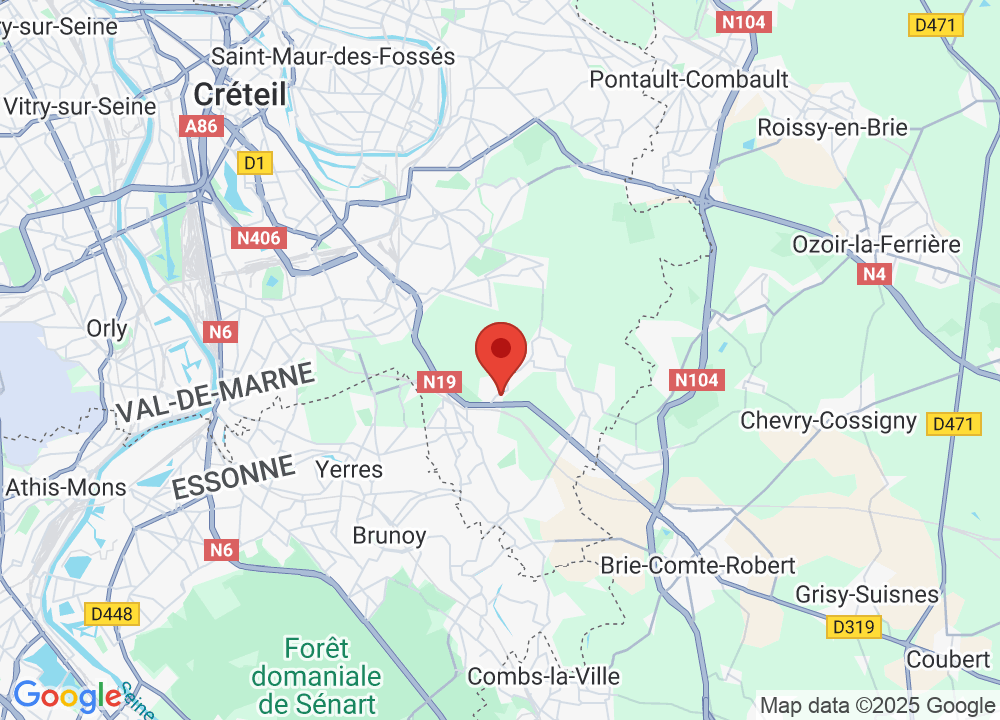 Standort von Golf Bluegreen Marolles-en-Brie auf der Karte