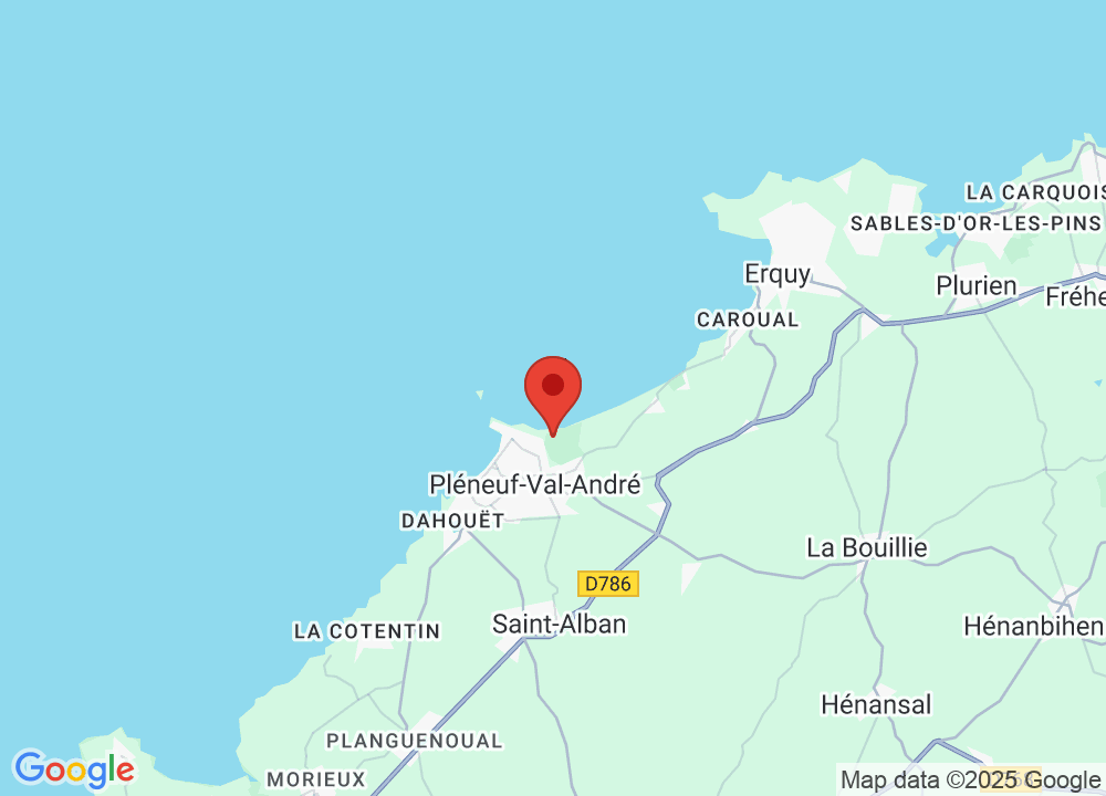 Standort von Golf Bluegreen Pléneuf-Val-André auf der Karte