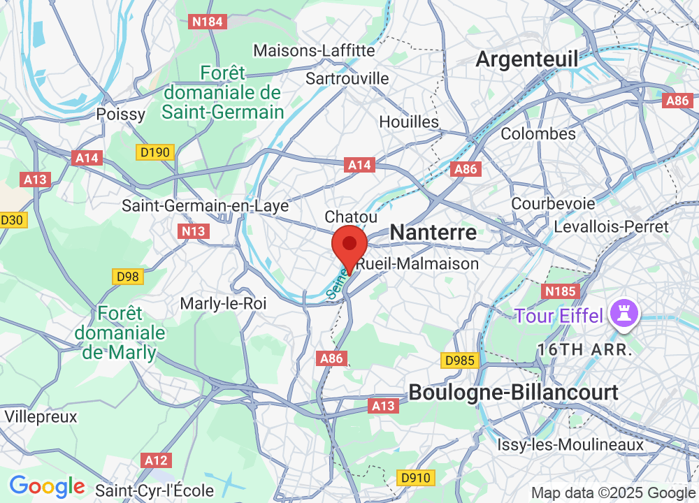 Location of Golf Bluegreen Rueil-Malmaison on map