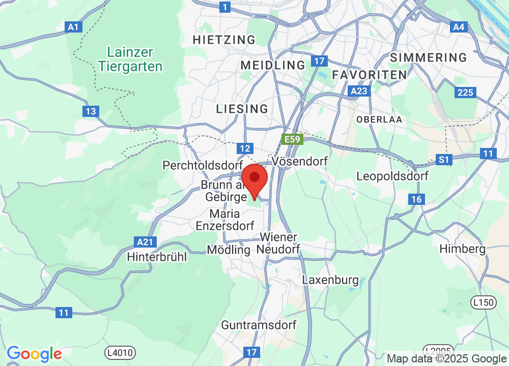 Standort von Golf & Country Club Brunn auf der Karte