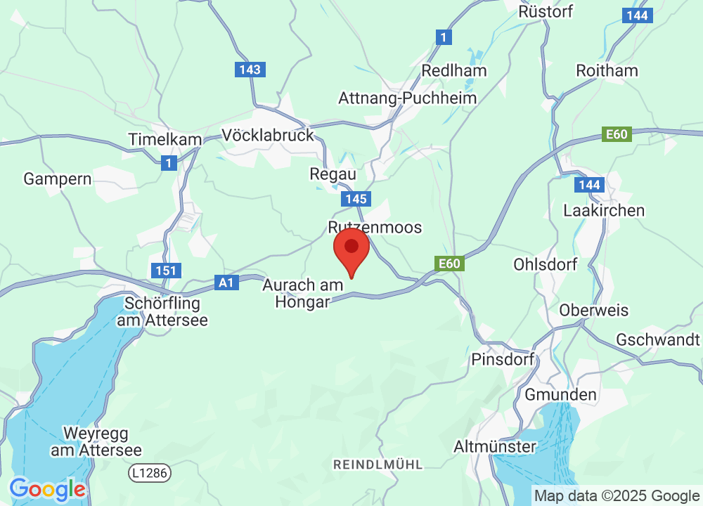 Standort von Golf Regau Attersee-Traunsee auf der Karte