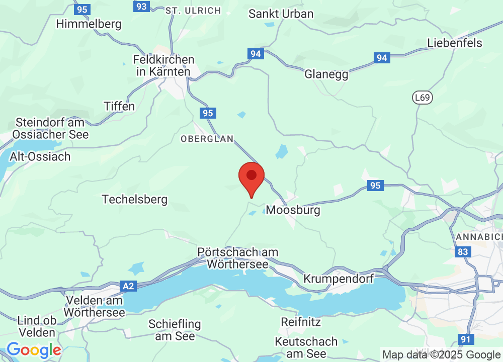 Location of Golfanlage Moosburg-Pörtschach on map