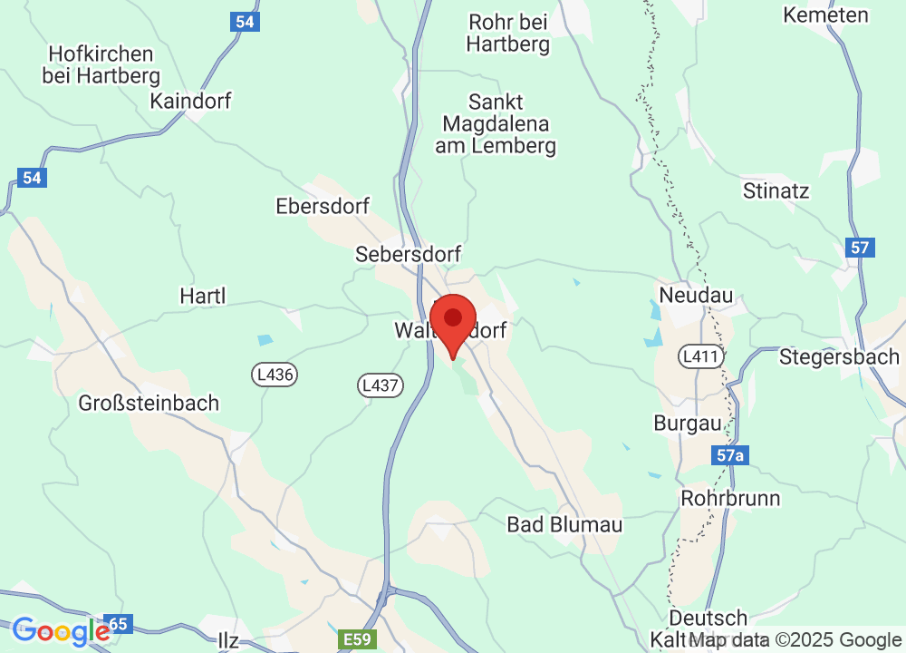 Standort von Golfclub Bad Waltersdorf auf der Karte