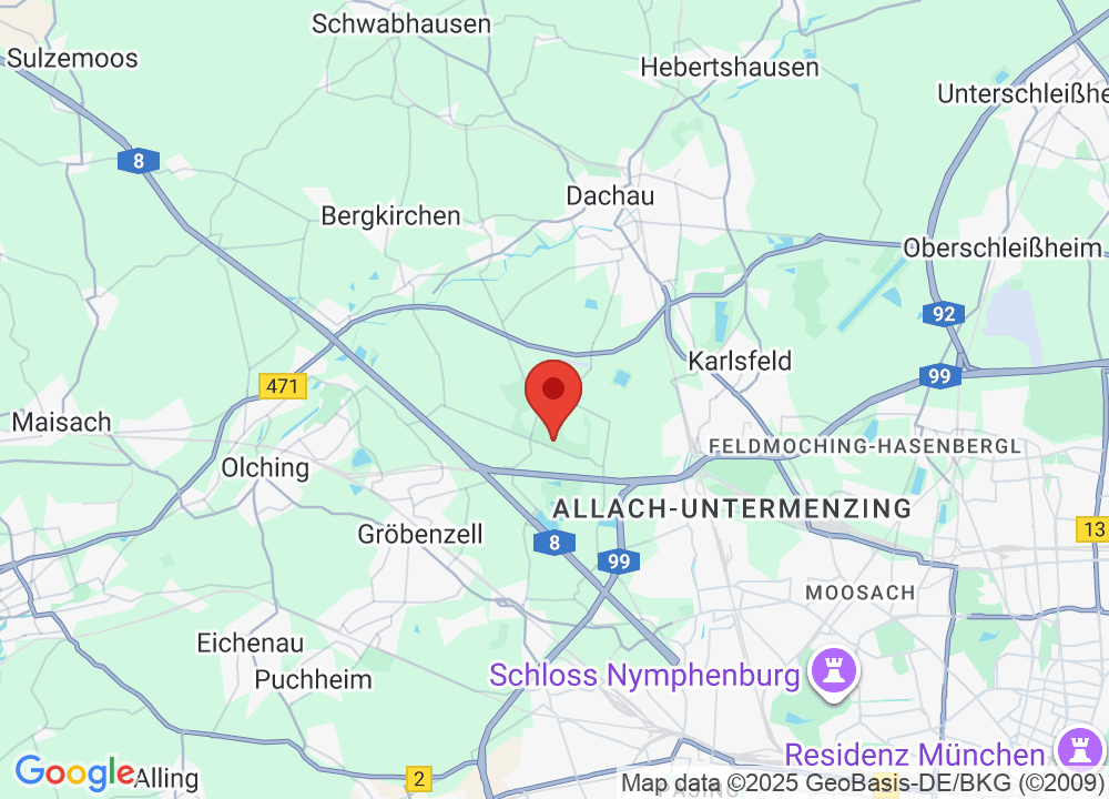 Standort von Golfclub Eschenried e.V. auf der Karte