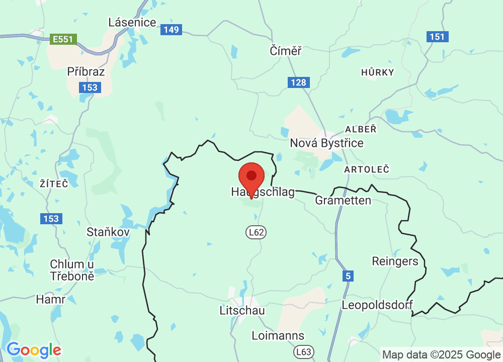 Standort von Golfclub Haugschlag- Waldviertel auf der Karte