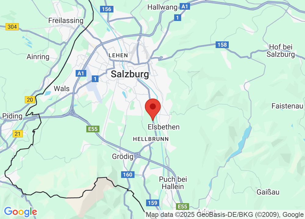 Location of Golfclub Salzburg on map