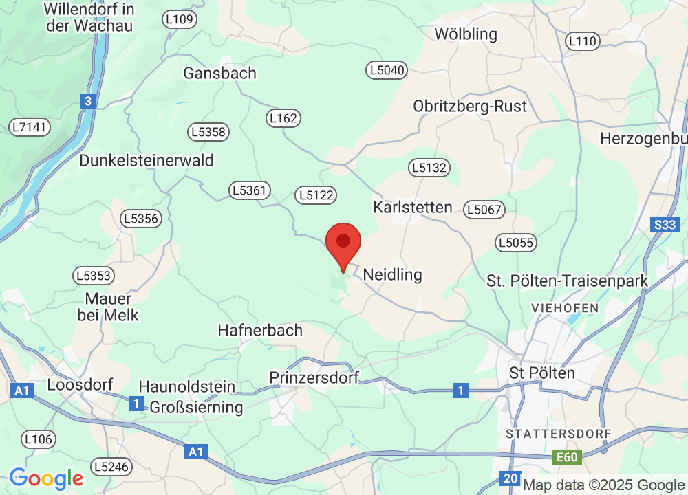 Standort von Golfclub St. Pölten auf der Karte