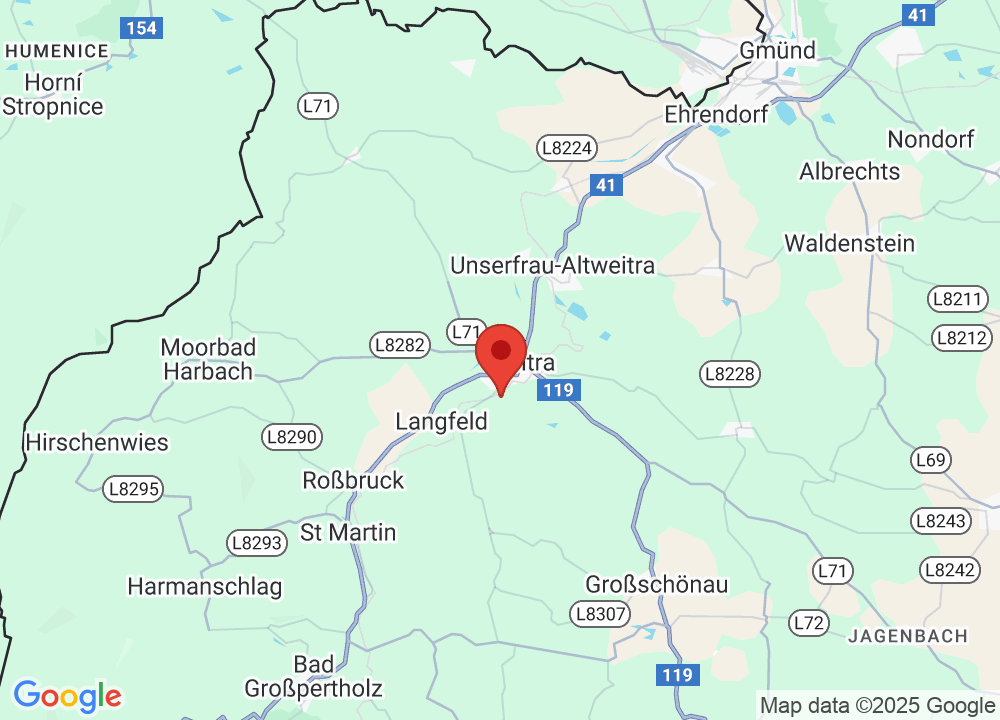Location of Golfclub Weitra on map