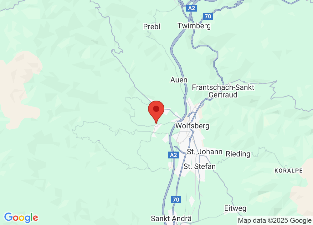 Standort von Golfclub Wolfsberg auf der Karte