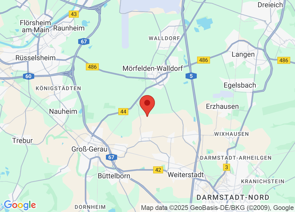 Location of Golfpark Bachgrund Buettelborn-Worfelden on map