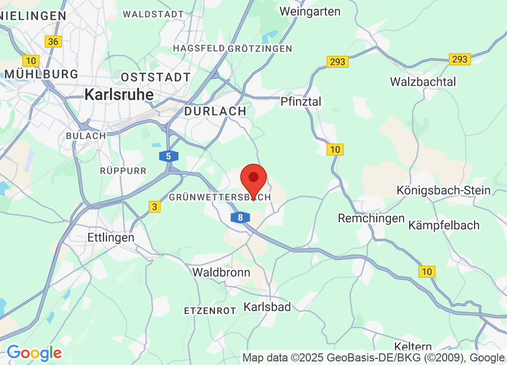 Location of Golfpark Karlsruhe Gut Batzenhof on map