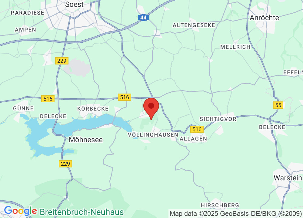 Standort von Golfplatz Gut Köbbinghof auf der Karte