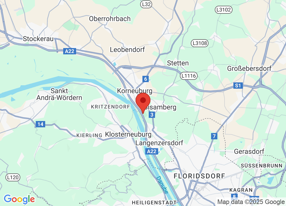 Localisation de Golfrange Wien-Tuttendörfl sur la carte