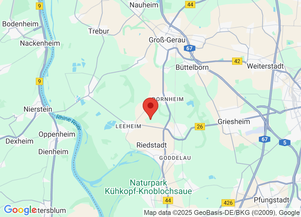 Location of Kiawah Golfpark Riedstadt on map