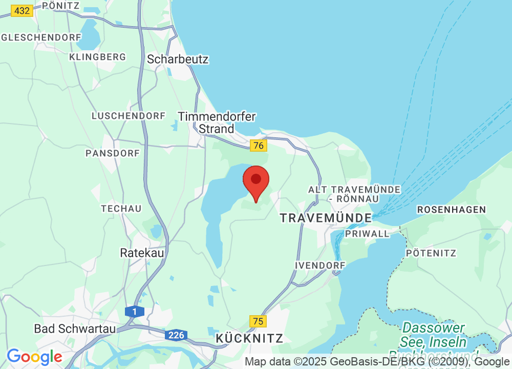 Standort von Maritim Golfpark Ostsee auf der Karte