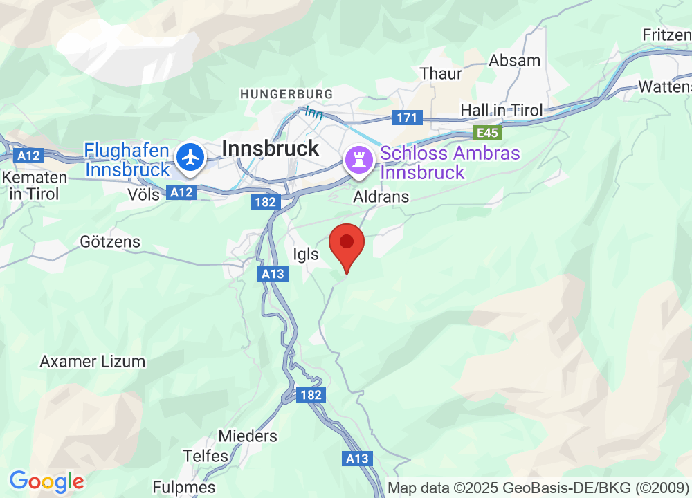 Standort von Olympia Golf Igls auf der Karte