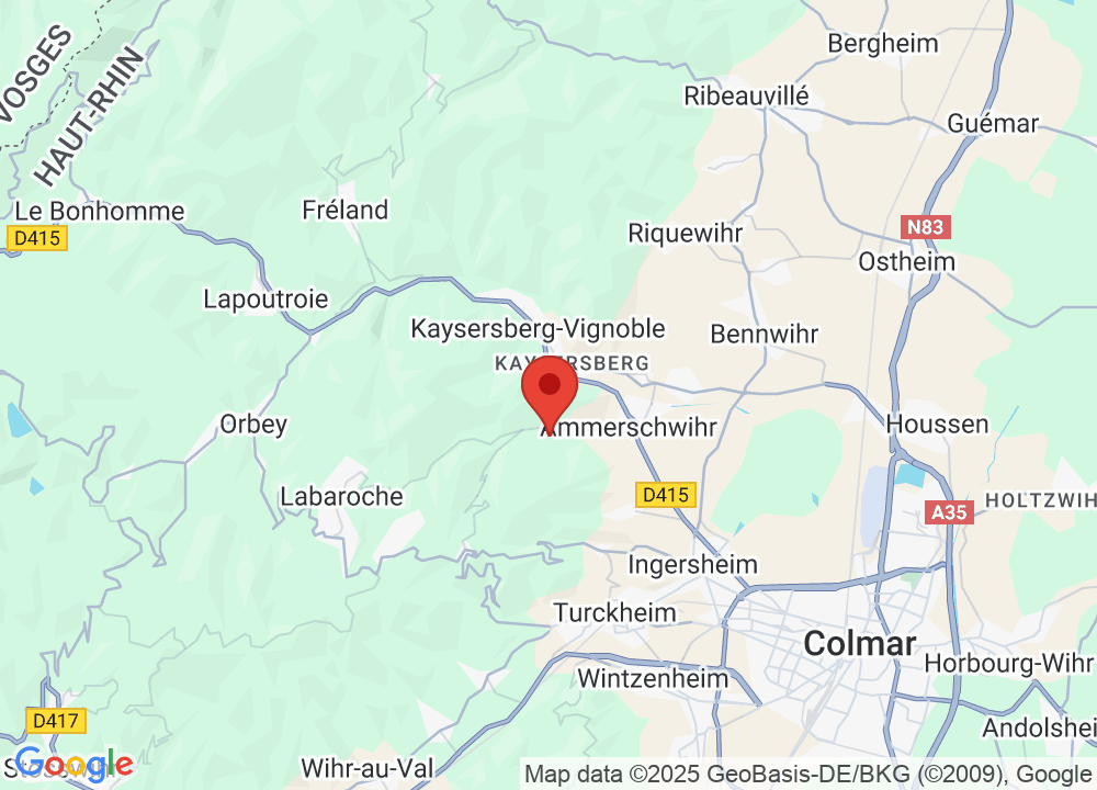 Standort von UGOLF Ammerschwihr auf der Karte