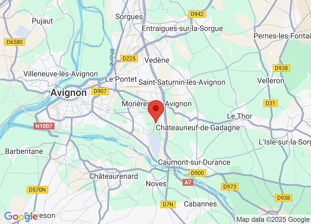 Standort von Ugolf Avignon Châteaublanc auf der Karte