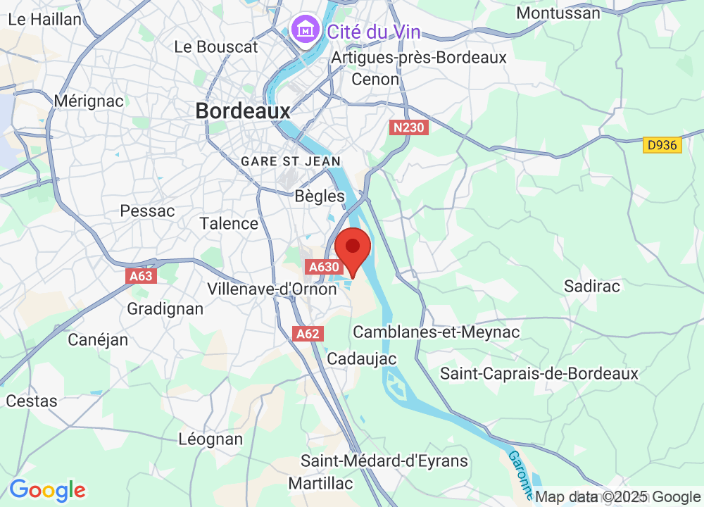 Standort von UGOLF Bordeaux Villenave d’Ornon auf der Karte