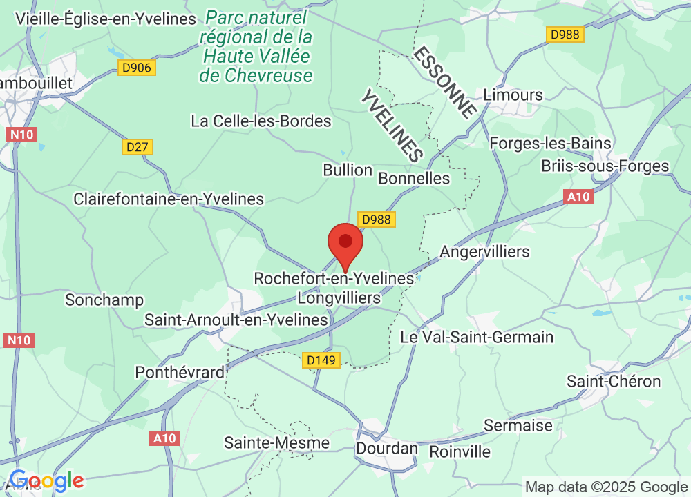 Location of UGOLF Château de Rochefort on map