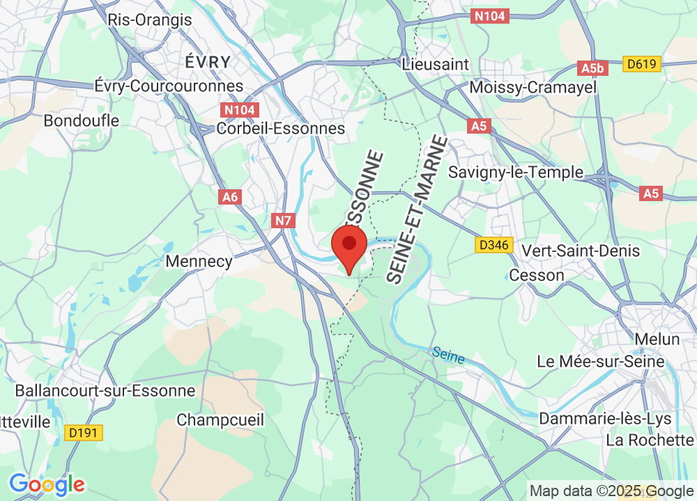 Standort von UGOLF Coudray-Montceaux auf der Karte