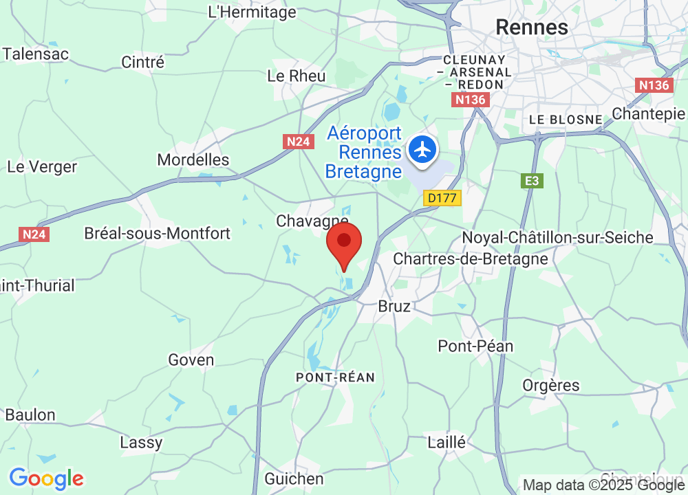 Location of UGOLF Domaine de Cicé-Blossac on map