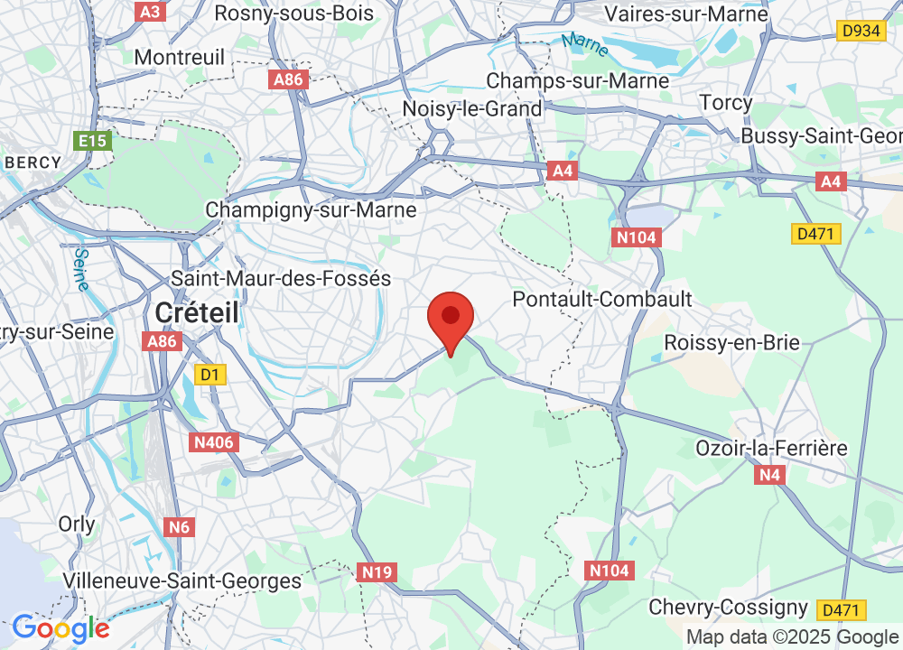 Location of UGOLF D'Ormesson on map