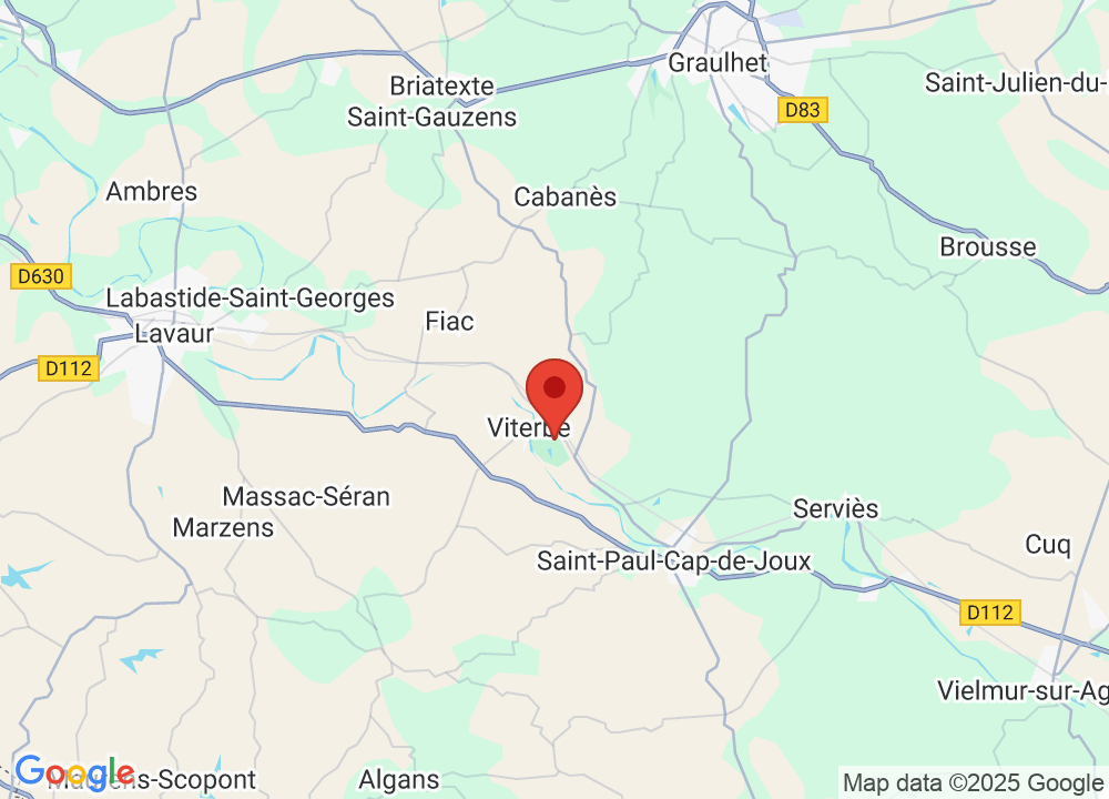 Location of UGOLF Etangs de Fiac on map