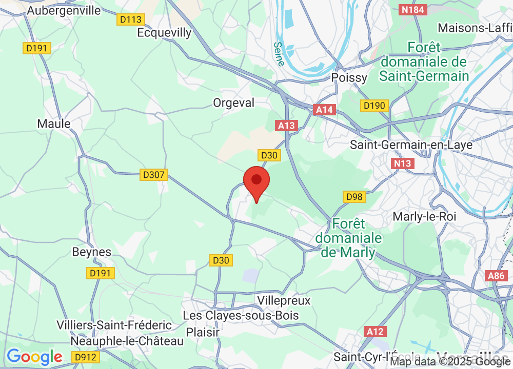 Location of UGOLF Feucherolles on map