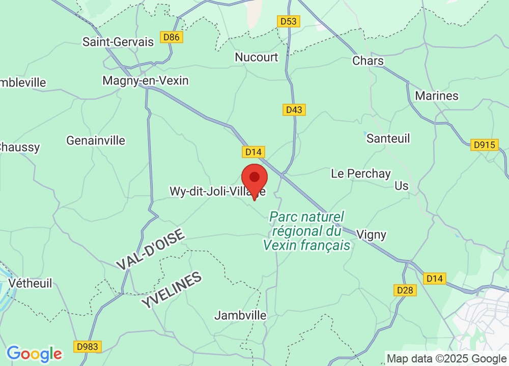 Location of UGOLF Gadancourt on map