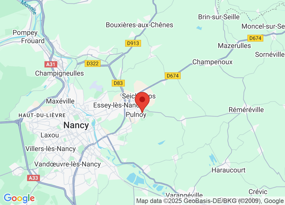 Location of UGOLF Grand Nancy-Pulnoy on map