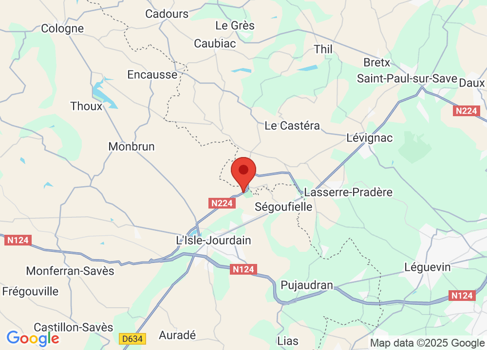 Localisation de UGOLF Las Martines sur la carte