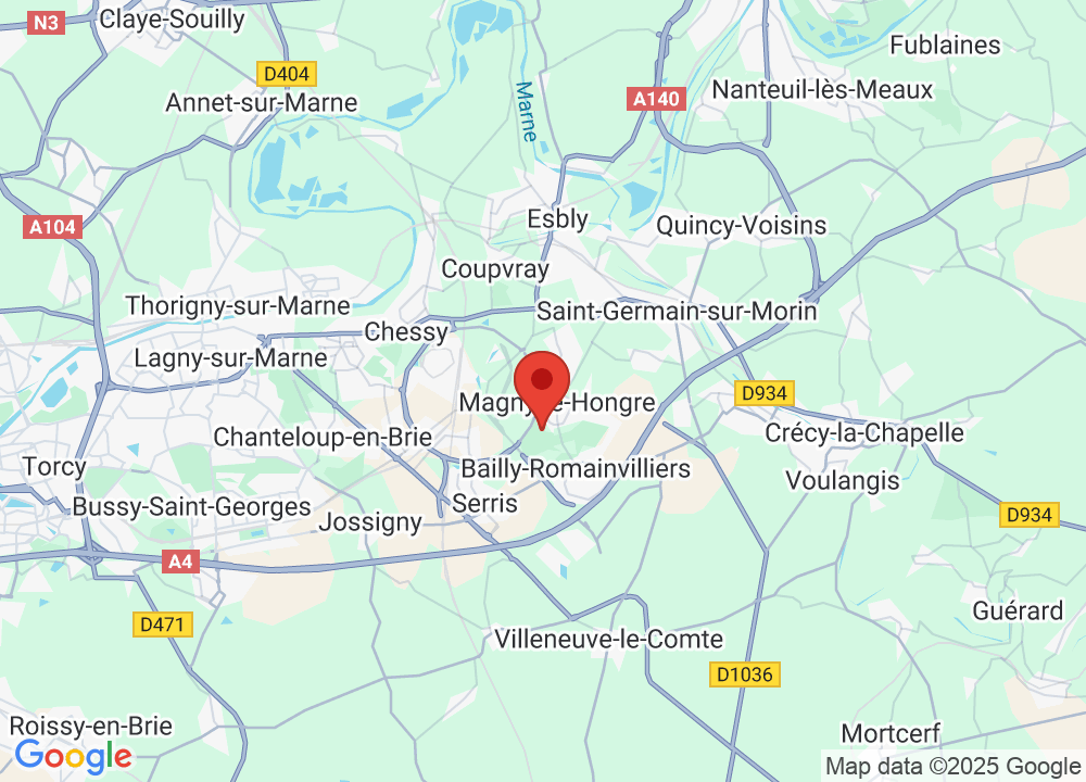 Standort von UGOLF Paris Val d’Europe auf der Karte