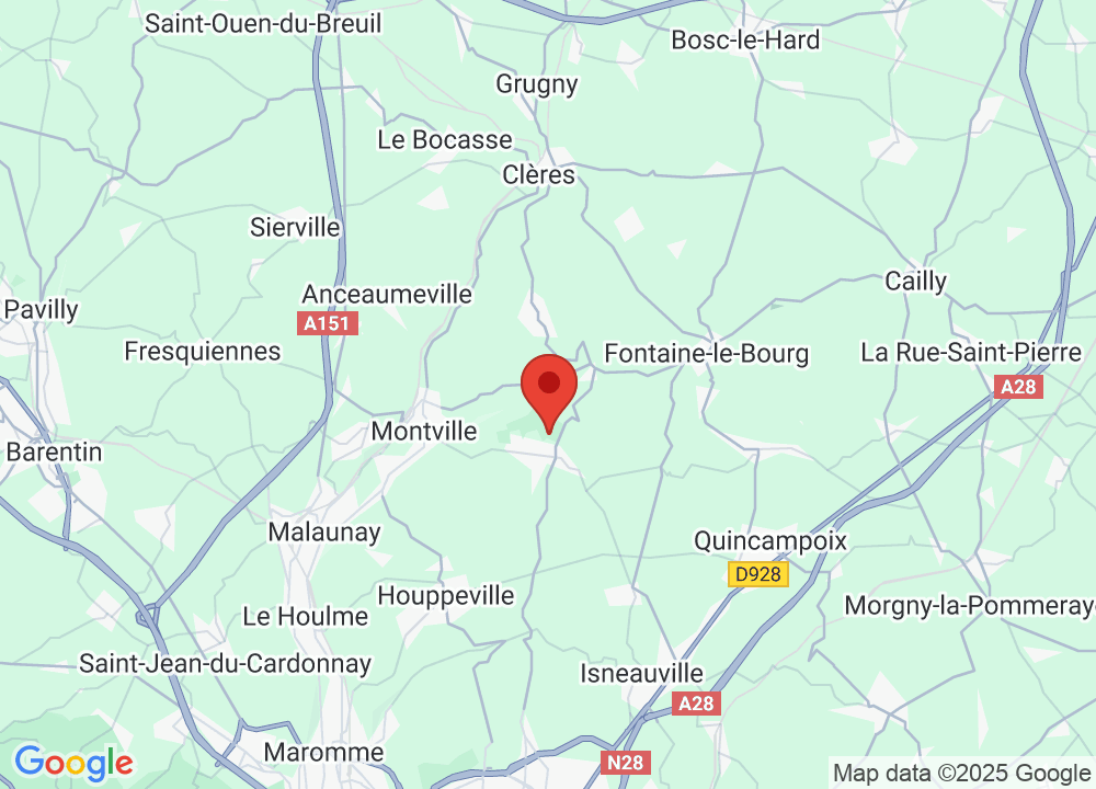 Localisation de UGOLF Rouen La Forêt Verte sur la carte
