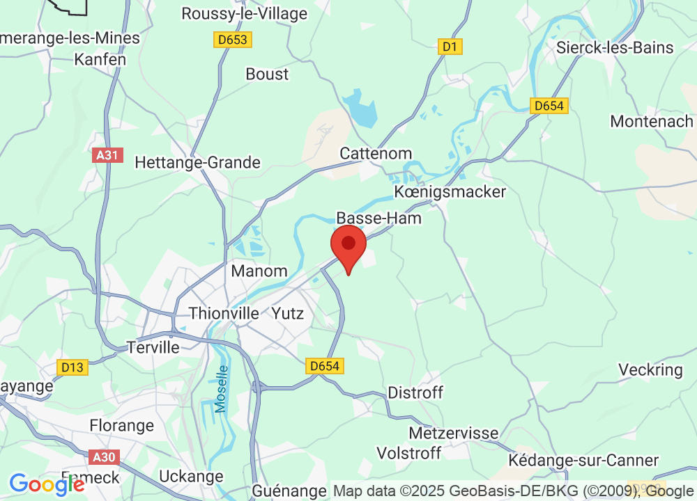Location of UGOLF Thionville on map